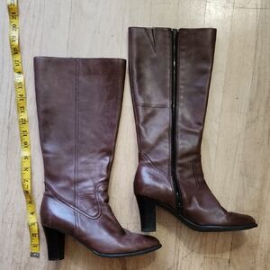 Brown Heeled Boots for Women